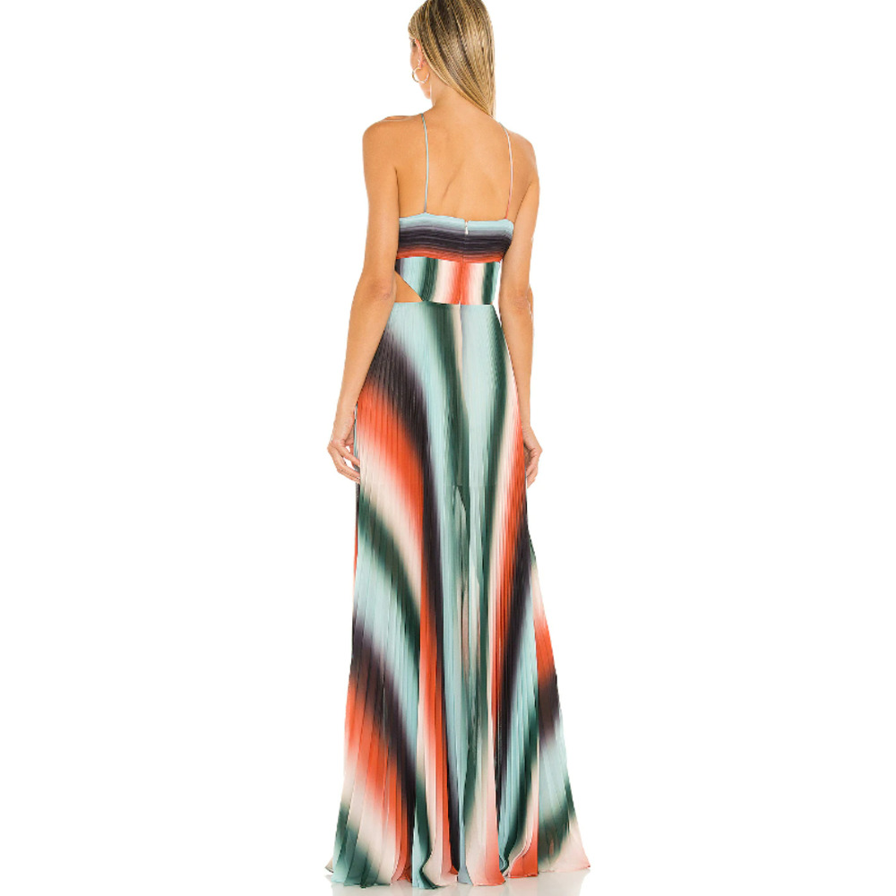 AMUR Janet Stripe Gown Size 14 - Picture 2 of 9